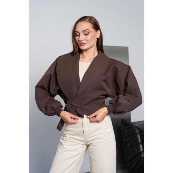 PALERMO FABRIC BELT DETAIL JACKET 192317
