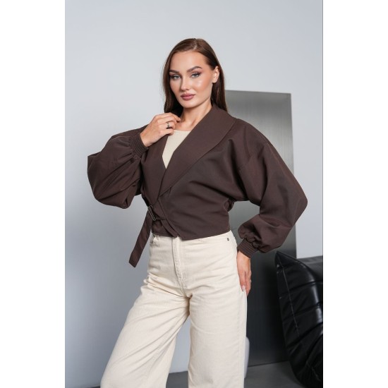 PALERMO FABRIC BELT DETAIL JACKET 192317