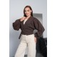 PALERMO FABRIC BELT DETAIL JACKET 192317