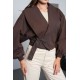 PALERMO FABRIC BELT DETAIL JACKET 192317