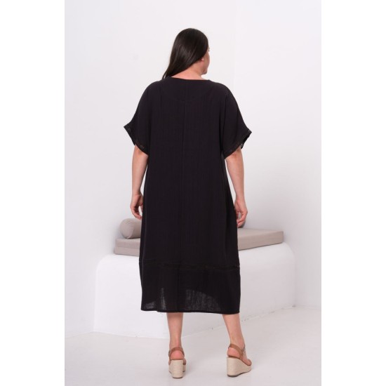 MUSLIN KUMAS ELBISE 190631