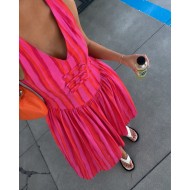 SUN BREEZE STRIPED DRESS 190414