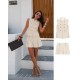 BUTTON DETAIL SKIRT SET 190419