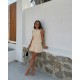 BUTTON DETAIL SKIRT SET 190419