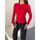 DANTEL DOKULU FIT BLUZ 191339
