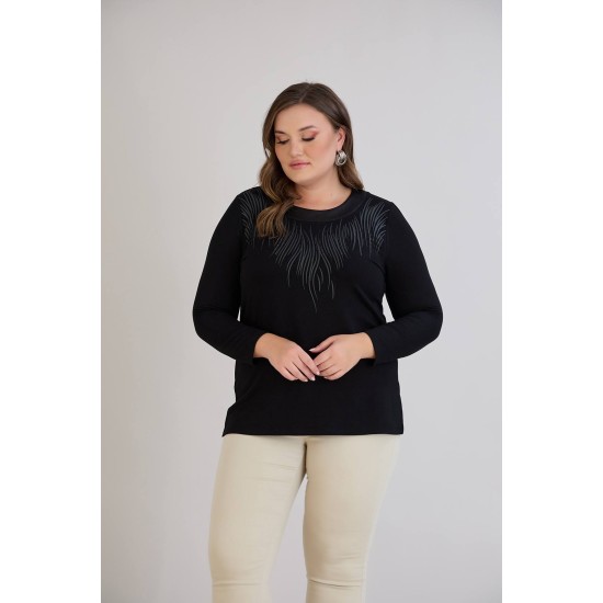 KRİSTAL VE DOKUMA KUMAŞ GÖMLEK 188416