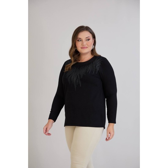 KRİSTAL VE DOKUMA KUMAŞ GÖMLEK 188416