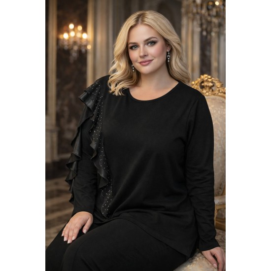 KRİSTAL KUMAŞ BLUZ 188414