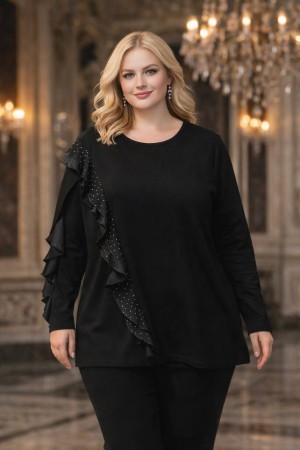 KRİSTAL KUMAŞ BLUZ 188414