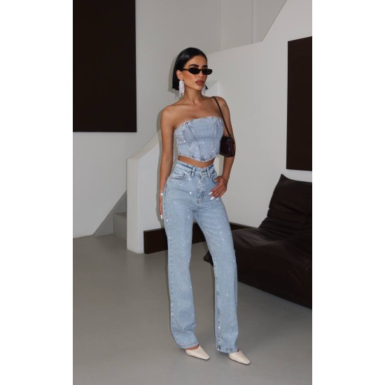 DENIM TASLI TASARIM TAKIM 190492