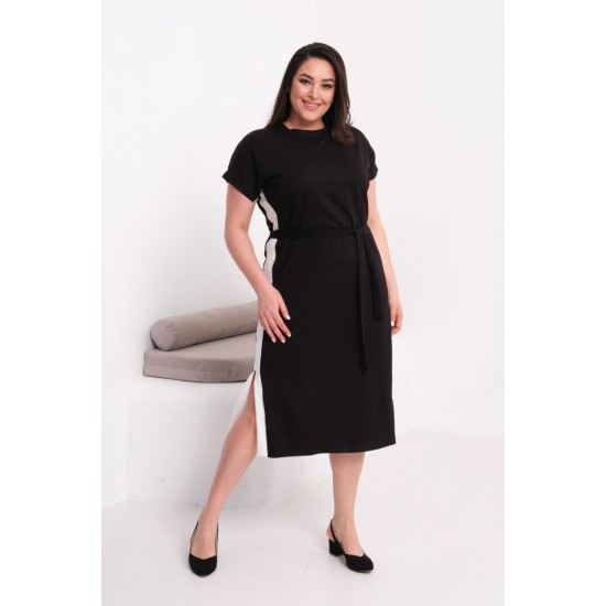 KRİSTAL KUMAŞ SİYAH ELBİSE 188256