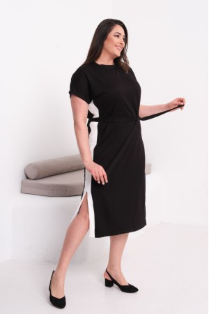 KRİSTAL KUMAŞ SİYAH ELBİSE 188256