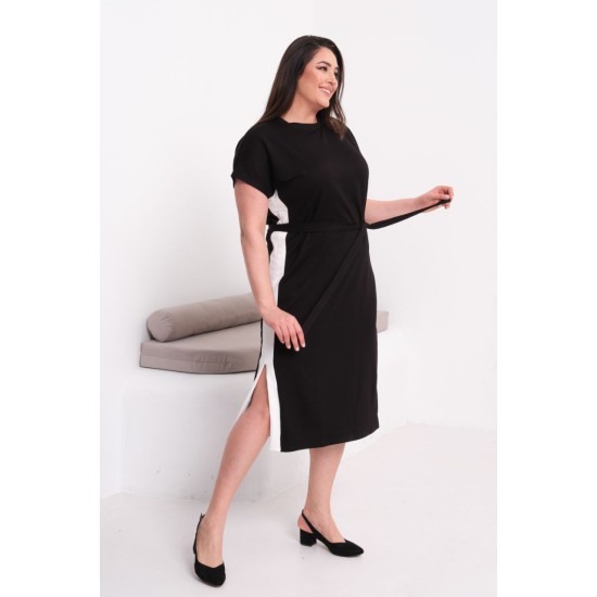 KRİSTAL KUMAŞ SİYAH ELBİSE 188256