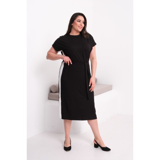 KRİSTAL KUMAŞ SİYAH ELBİSE 188256