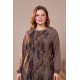 PIQUE MODAL AND FRONT PATTERNED SILK CUPRO FABRIC SET 191315