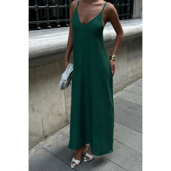 KETEN LOOK KUMAS ELBISE 188896