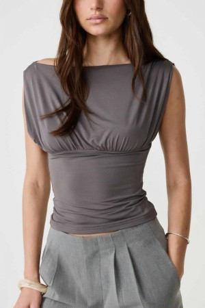 SANDY KUMAS BEL DETAY BLUZ 188922