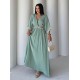 YAKA PULLU ANVELOP ELBISE 190670