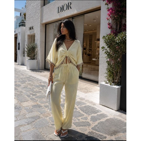 MUSLIN KUMAS AKSESAURLI TAKIM 190743