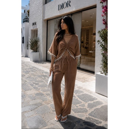 MUSLIN KUMAS AKSESAURLI TAKIM 190744