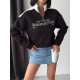 3 THREAD BRUSHED PRINTED SWEATSHIRT 191432
