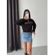 3 THREAD BRUSHED PRINTED SWEATSHIRT 191432