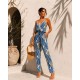 WOVEN VISCOSE FABRIC JUMPSUIT 189556