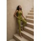 SCUBA CREPE FABRIC JUMPSUIT 189550