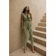 SCUBA CREPE FABRIC JUMPSUIT 189547