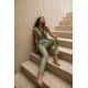 SCUBA CREPE FABRIC JUMPSUIT 189547