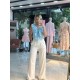 IP BAGLAMA DETAYLI FIRFIRLI BLUZ 190934