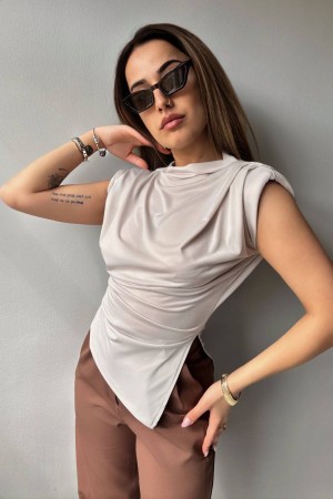 SLIT DETAIL BLOUSE 189775