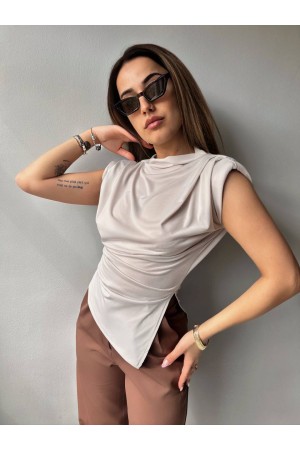 SLIT DETAIL BLOUSE 189775