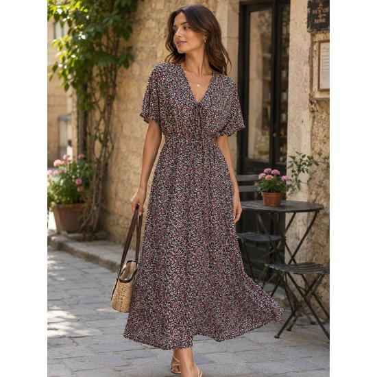 WOVEN VISCOSE DRESS 189806
