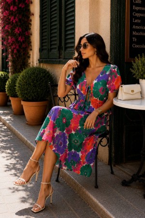 WOVEN VISCOSE SKIRT SET 189875