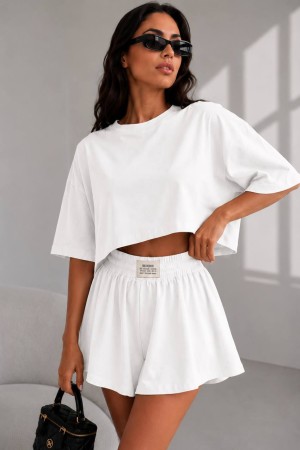 LOGO DETAIL SHORTS SET 190432