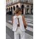 POLKA DOT OPEN BACK BLOUSE 190443