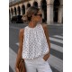 POLKA DOT OPEN BACK BLOUSE 190443
