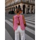 POLKA DOT OPEN BACK BLOUSE 190445