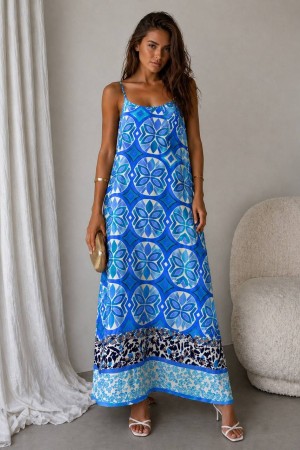 WOVEN VISCOSE STRAP DRESS 190456