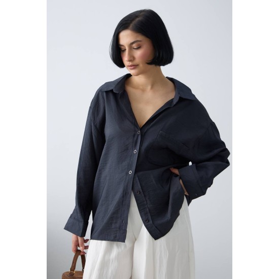 MODAL KUMAS OVERSIZE GOMLEK 191228