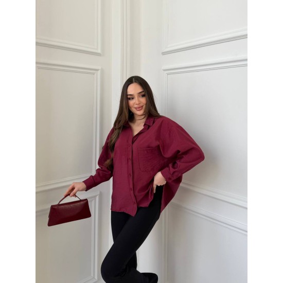 MODAL KUMAS OVERSIZE GOMLEK 191229
