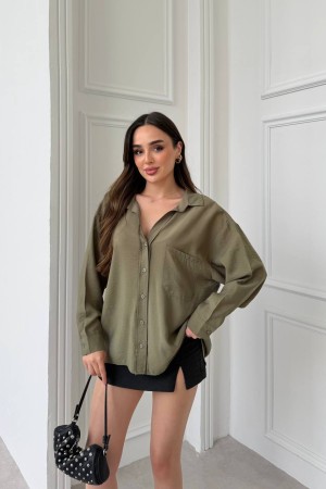 MODAL KUMAS OVERSIZE GOMLEK 191232