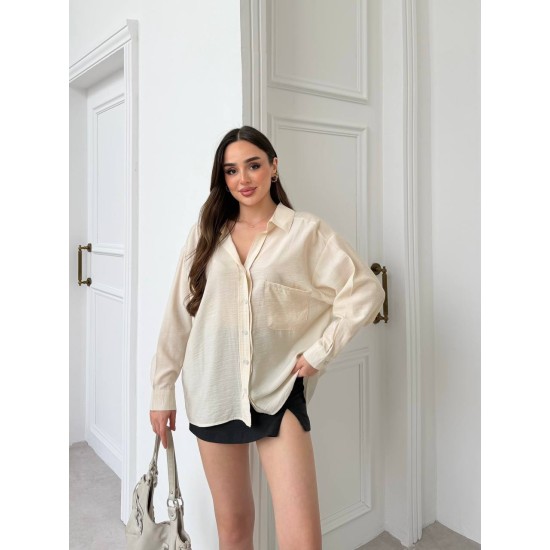 MODAL KUMAS OVERSIZE GOMLEK 191233