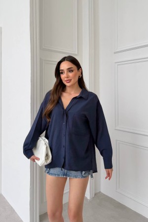 MODAL KUMAS OVERSIZE GOMLEK 191234