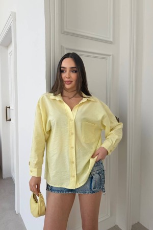 MODAL KUMAS OVERSIZE GOMLEK 191236