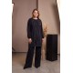 PIQUE MODAL AND FRONT PATTERNED SILK CUPRO FABRIC SET 191313