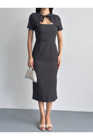 POLKA DOT MIDI DRESS 189791