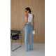 DESIGNER STAR STONE STRETCH PALAZZO JEANS 190497