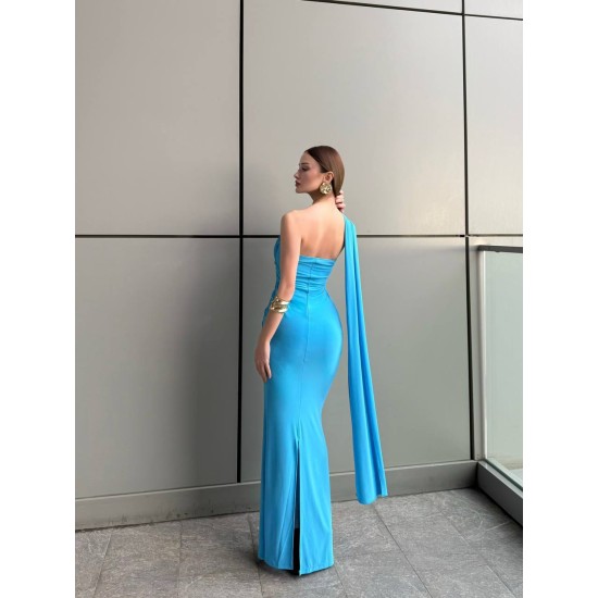 SANDY KUMAS SALLI ABİYE ELBİSE 189167